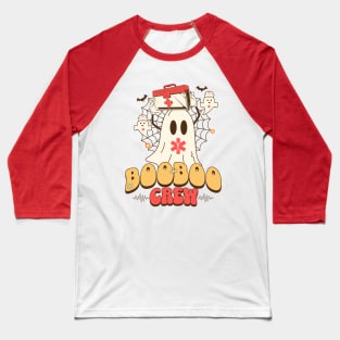 BooBoo Crew Paramedic Cute Ghosts Baseball T-Shirt